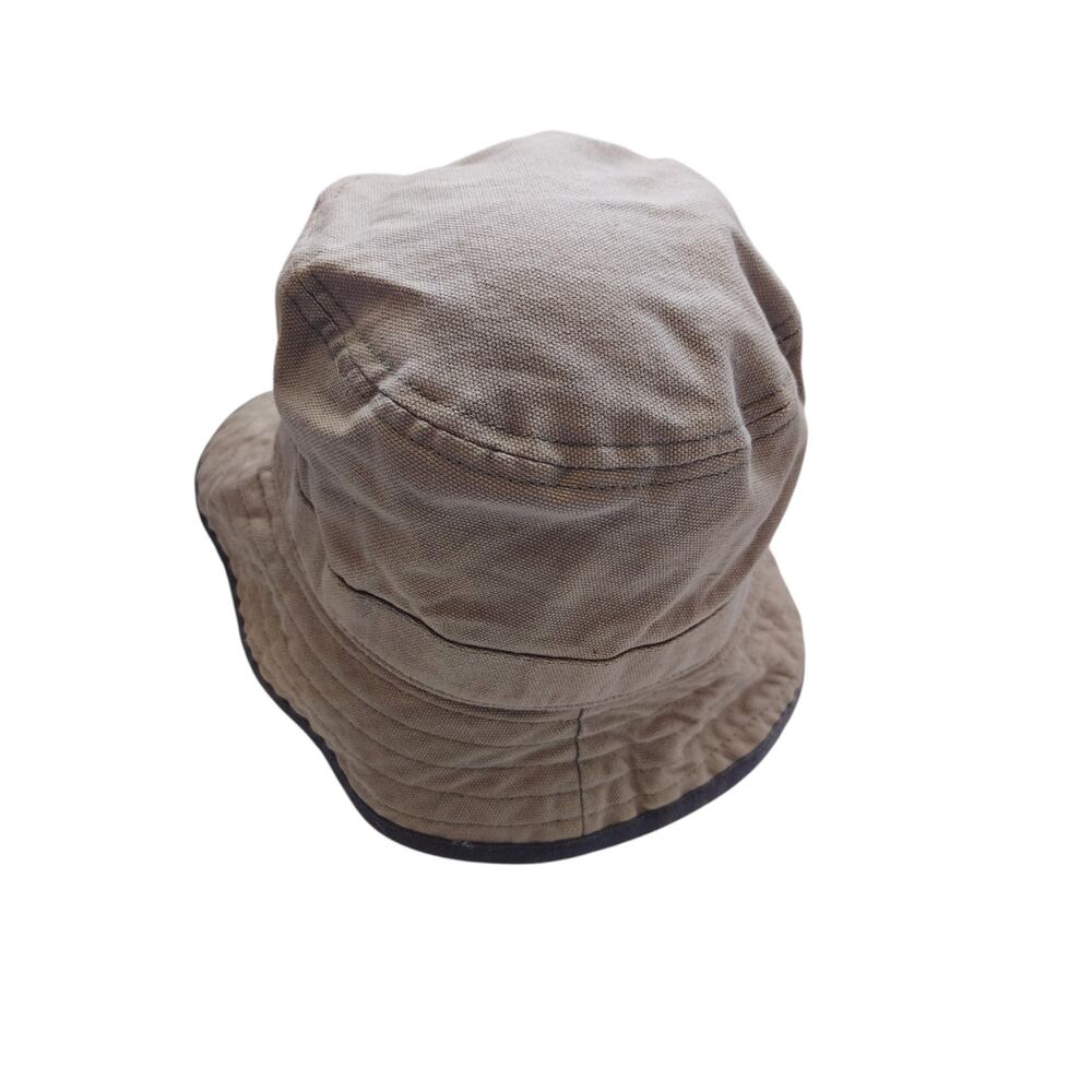 Merrell Floral Embroidered Bucket Hat Beige Blue Outdoor Boho Sun Hat Women’s - Picture 3 of 6